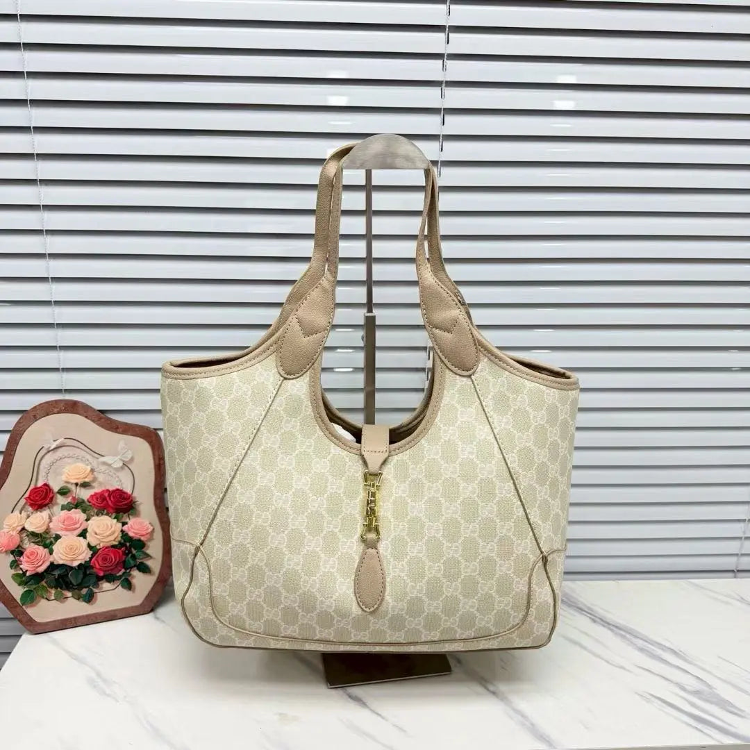 Luxury Vintage Large Capacity Tote Bag, Commuter Shoulder Bag-18 mysite