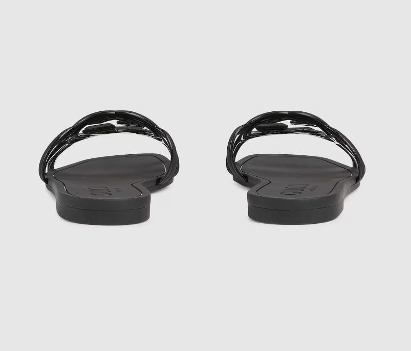 Minimal Luxe Double G Logo Slides – Chic Everyday Flat Sandals-s2 mysite