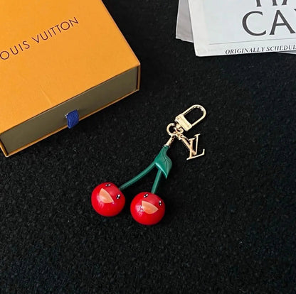 🌟 L- Cherry Keychain: Cute + Luxury, All in One 🍒✨-s2 mysite