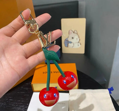 🌟 L- Cherry Keychain: Cute + Luxury, All in One 🍒✨-s2 mysite
