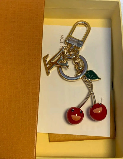 🌟 L- Cherry Keychain: Cute + Luxury, All in One 🍒✨-s2 mysite