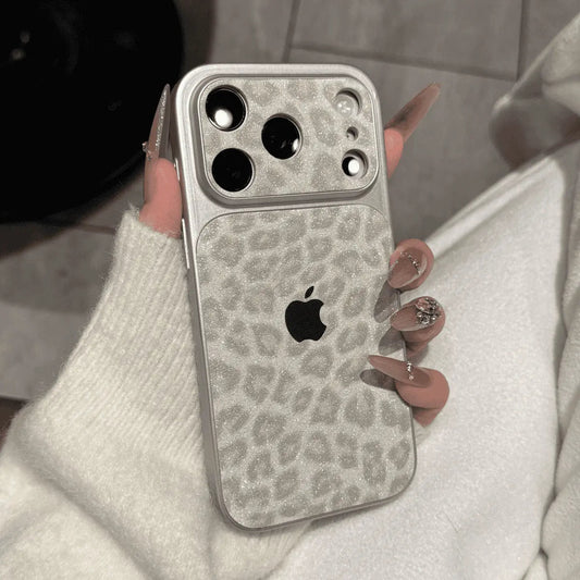 Leopard Print Glitter Phone Case — Sparkling Protection with Sleek Design-s2 mysite