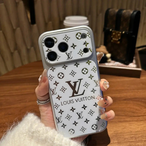 Luxury Monogram Matte Case with Shock-Absorbing Soft Edges-s2 mysite