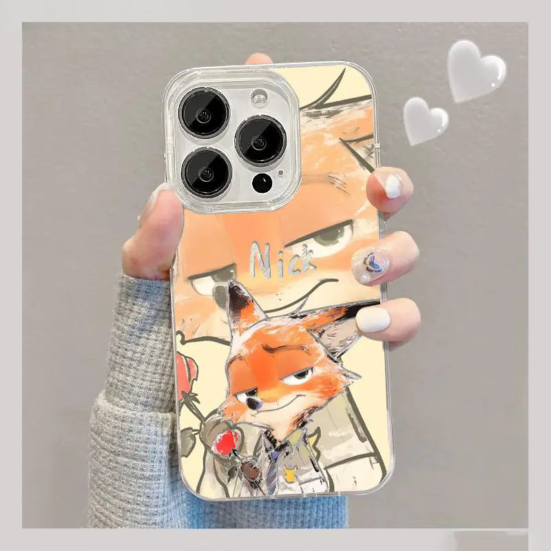 Zootopia-Inspired iPhone Case Set – Judy Hopps & Nick Wilde-s2 mysite