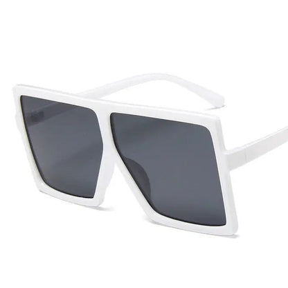 Plastic Oversized Women Sunglasses Square Brand Designer Big Frame Sunglasses For Female UV400 Sun Glasses oculos masculino--s1 mysite