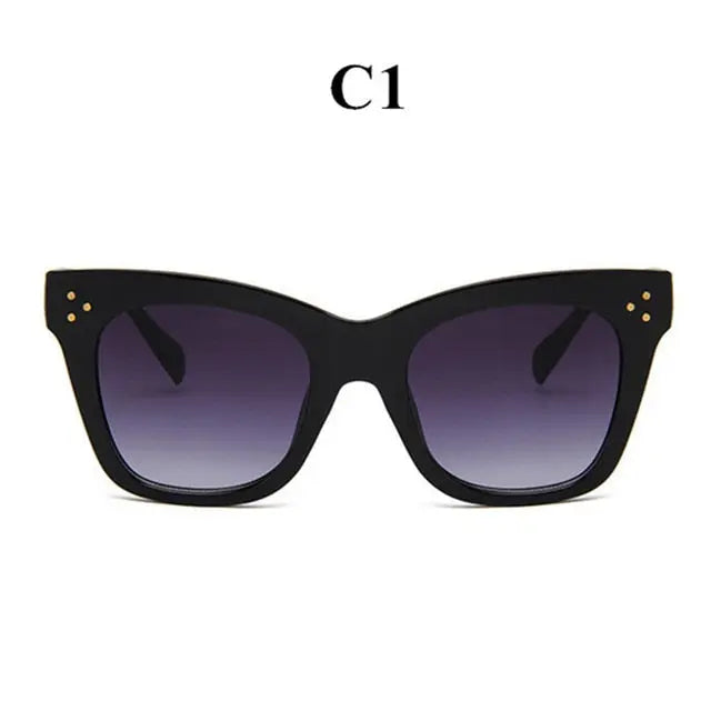Oulylan Classic Cat Eye Sunglasses Women Vintage Oversized Gradient Sun Glasses Shades Female Luxury Designer UV400 Sunglass--s1 mysite