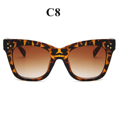 Oulylan Classic Cat Eye Sunglasses Women Vintage Oversized Gradient Sun Glasses Shades Female Luxury Designer UV400 Sunglass--s1 mysite
