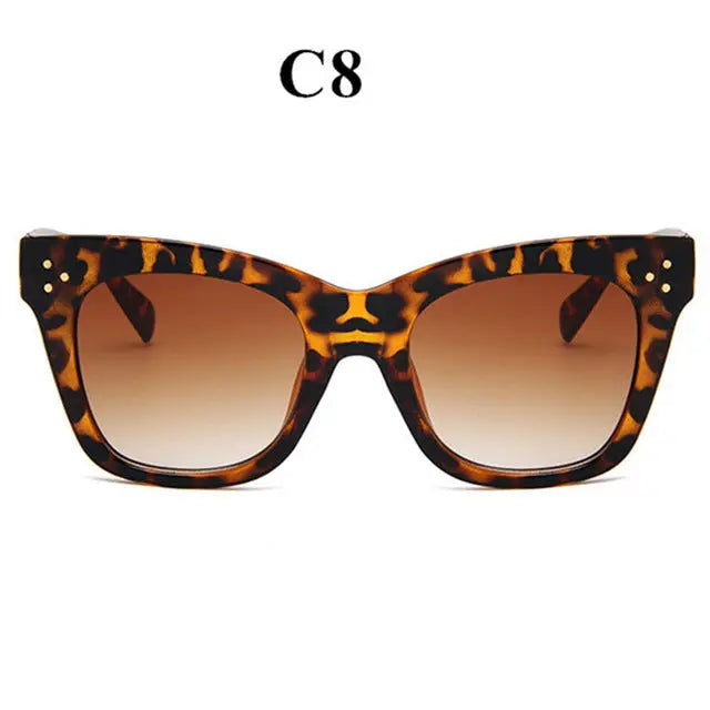 Oulylan Classic Cat Eye Sunglasses Women Vintage Oversized Gradient Sun Glasses Shades Female Luxury Designer UV400 Sunglass--s1 mysite