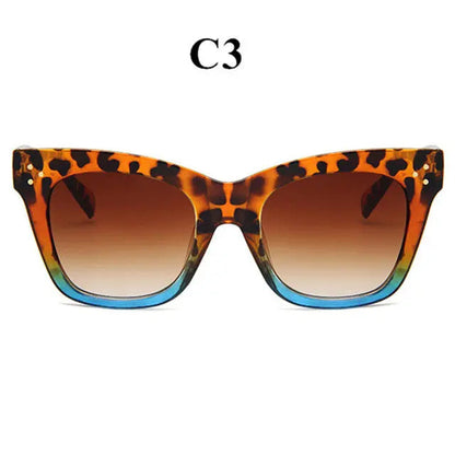 Oulylan Classic Cat Eye Sunglasses Women Vintage Oversized Gradient Sun Glasses Shades Female Luxury Designer UV400 Sunglass--s1 mysite