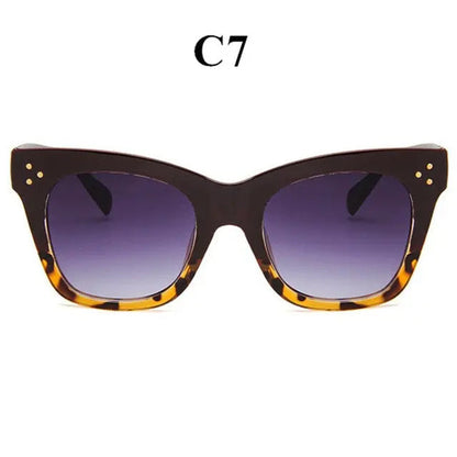 Oulylan Classic Cat Eye Sunglasses Women Vintage Oversized Gradient Sun Glasses Shades Female Luxury Designer UV400 Sunglass--s1 mysite