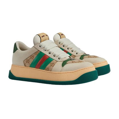 Retro Stripe Casual Sneakers – Premium Leather Comfort Street Shoes-s2 mysite