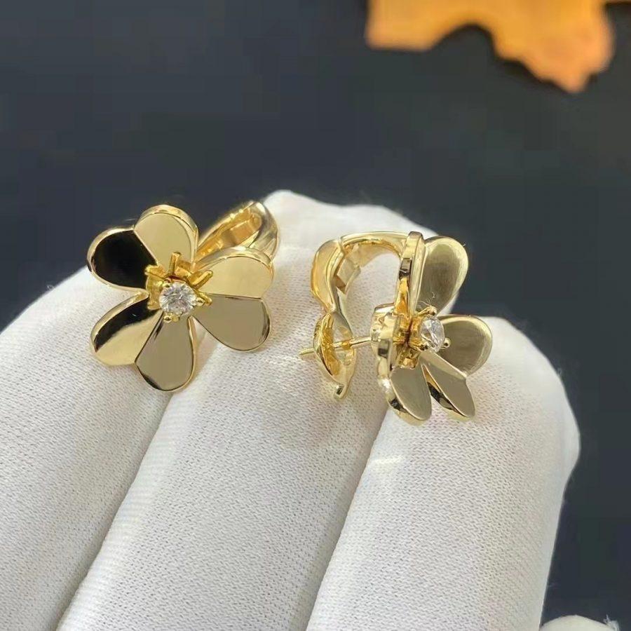 FRIVOLE GOLD FLOWER EARRINGS mysite