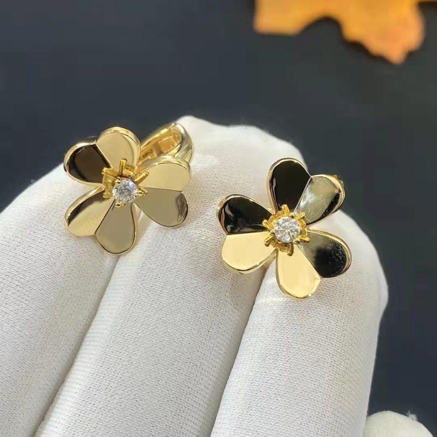 FRIVOLE GOLD FLOWER EARRINGS mysite