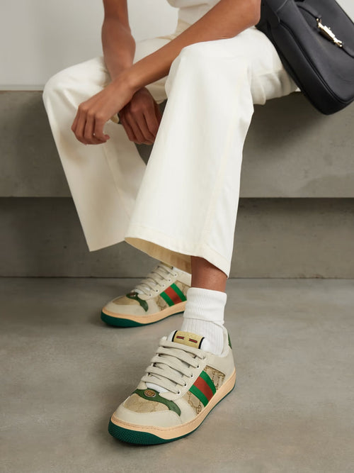Retro Stripe Casual Sneakers – Premium Leather Comfort Street Shoes-s2 mysite
