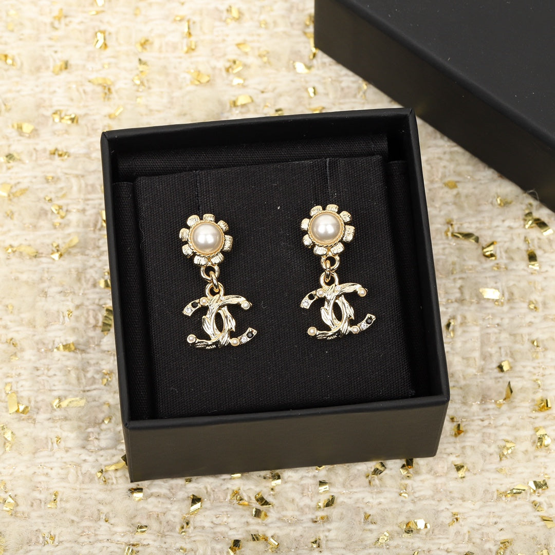 SUNFLOWER CC GOLD MUTIL DIAMONDS DROP EARRINGS mysite