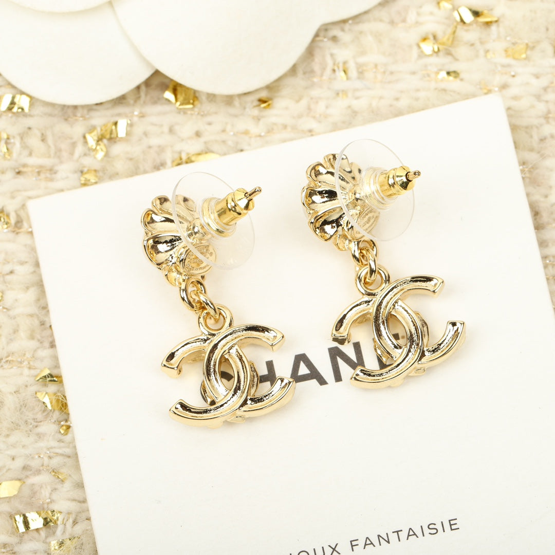 SUNFLOWER CC GOLD MUTIL DIAMONDS DROP EARRINGS mysite