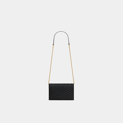 YL- Envelope Chain Wallet In Lambskin-18 mysite