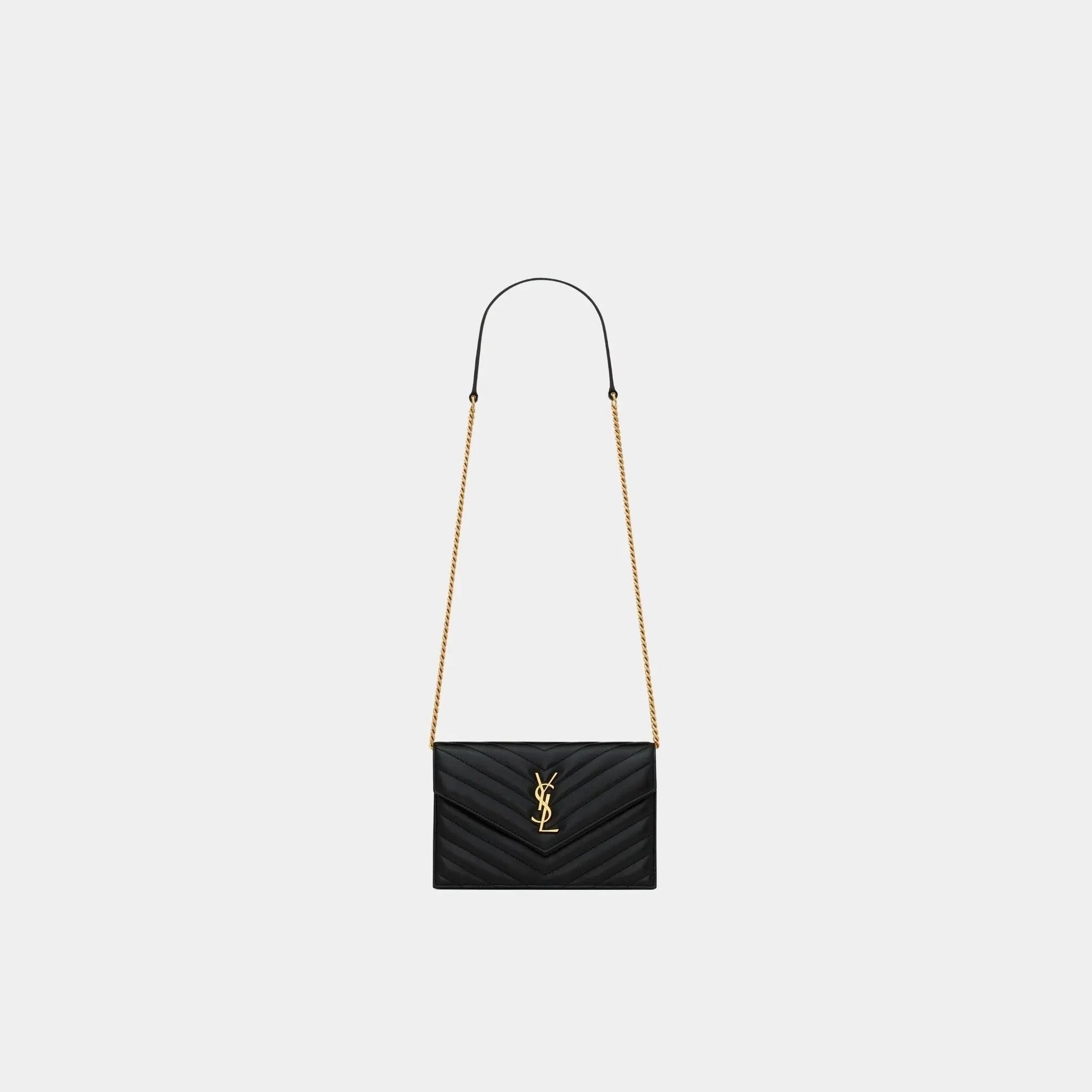 YL- Envelope Chain Wallet In Lambskin-18 mysite