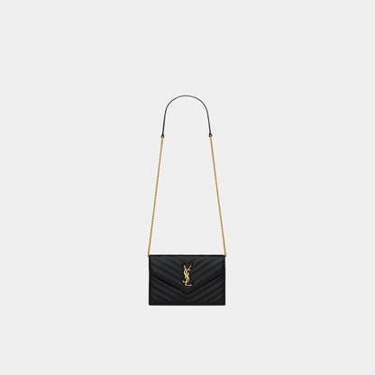 YL- Envelope Chain Wallet In Lambskin-18 mysite