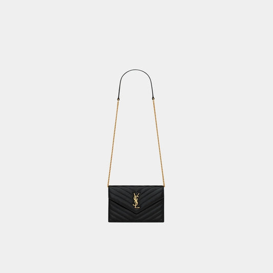 YL- Envelope Chain Wallet In Lambskin-18 mysite