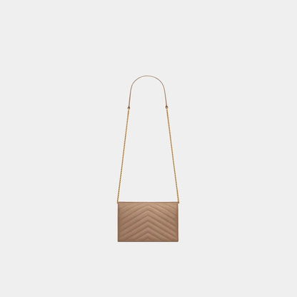 YL- Envelope Chain Wallet In Lambskin-18 mysite