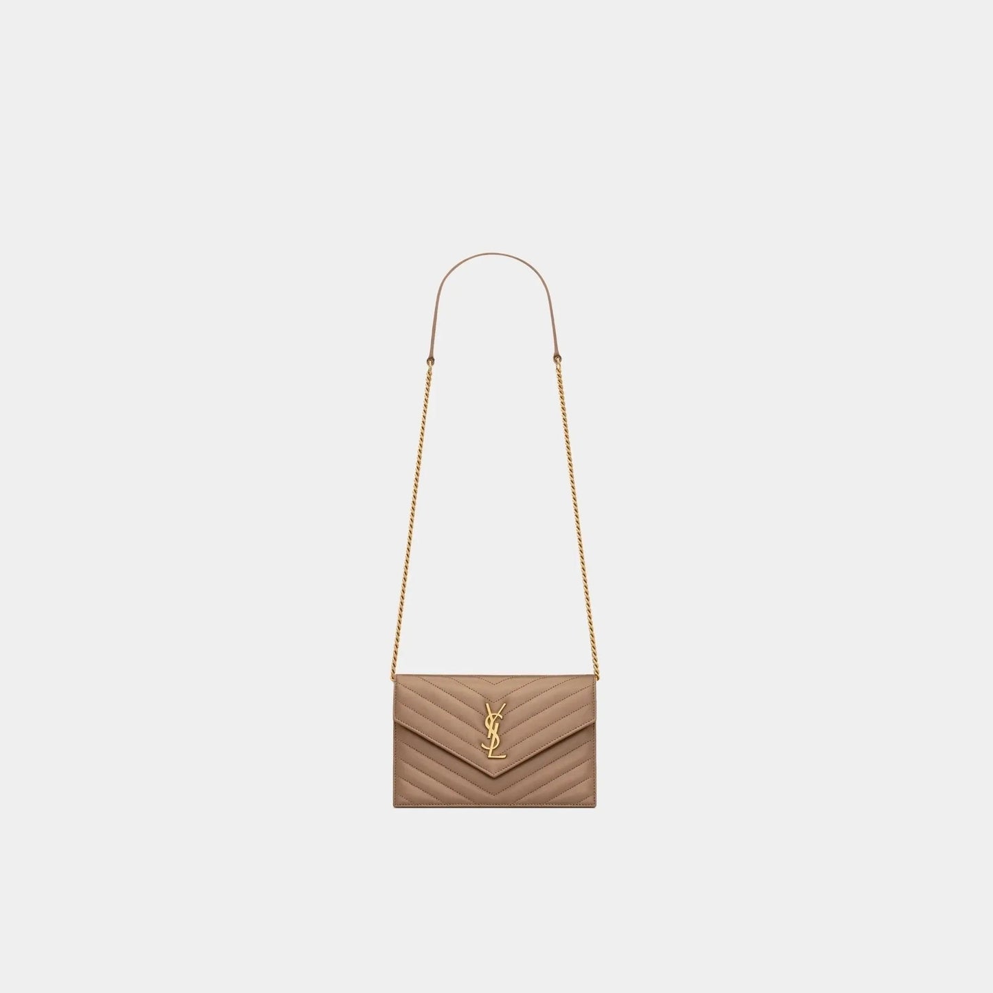 YL- Envelope Chain Wallet In Lambskin-18 mysite