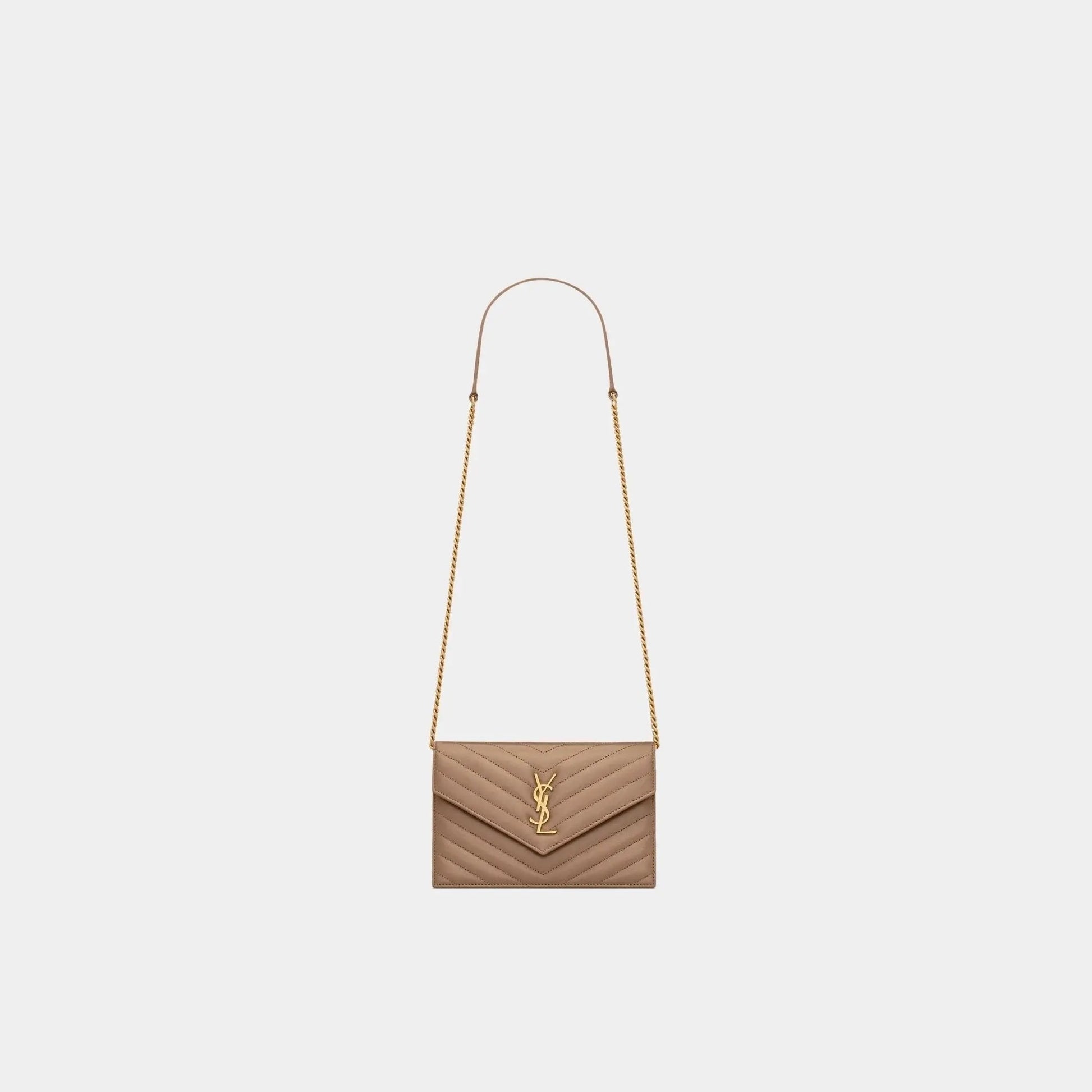 YL- Envelope Chain Wallet In Lambskin-18 mysite